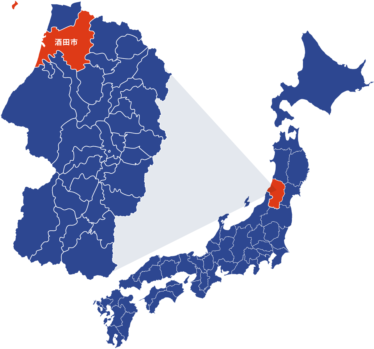 酒田市MAP